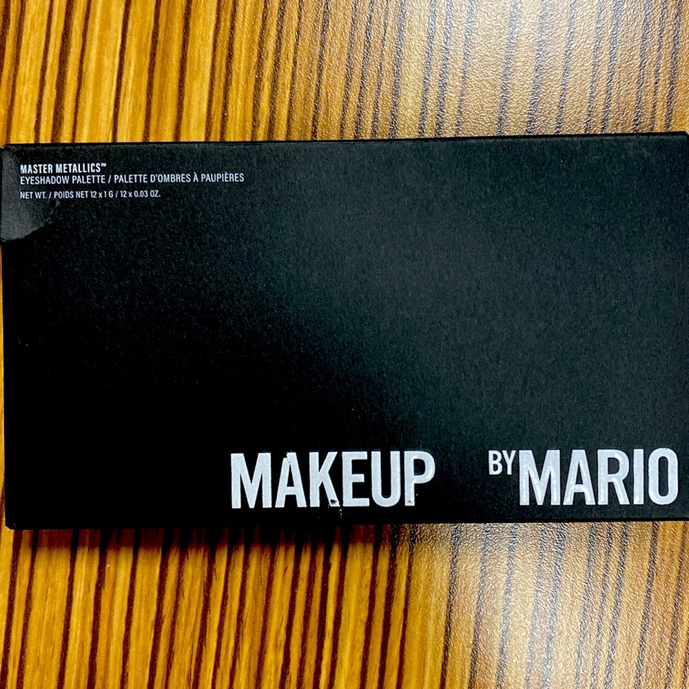 Makeup by Mario unopened metallic eyeshadow pallet.